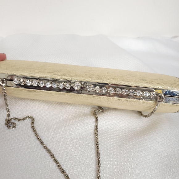 Expressions Nyc Rhinestones fabric clutch bag - Picture 2 of 10